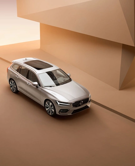 Volvo V60 vu de dessus