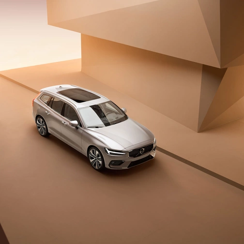 Volvo V60 vu de dessus