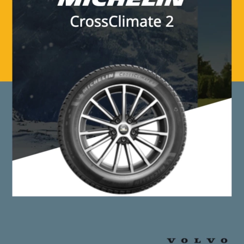 -10% de remise sur l'achat de 2 pneus Michelin CrossClimate disponibles en stock