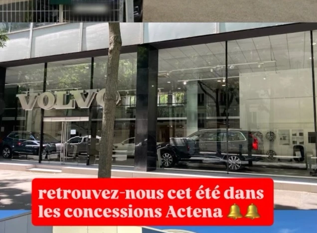 Les concessions Volvo Actena sont ouvertes cet été