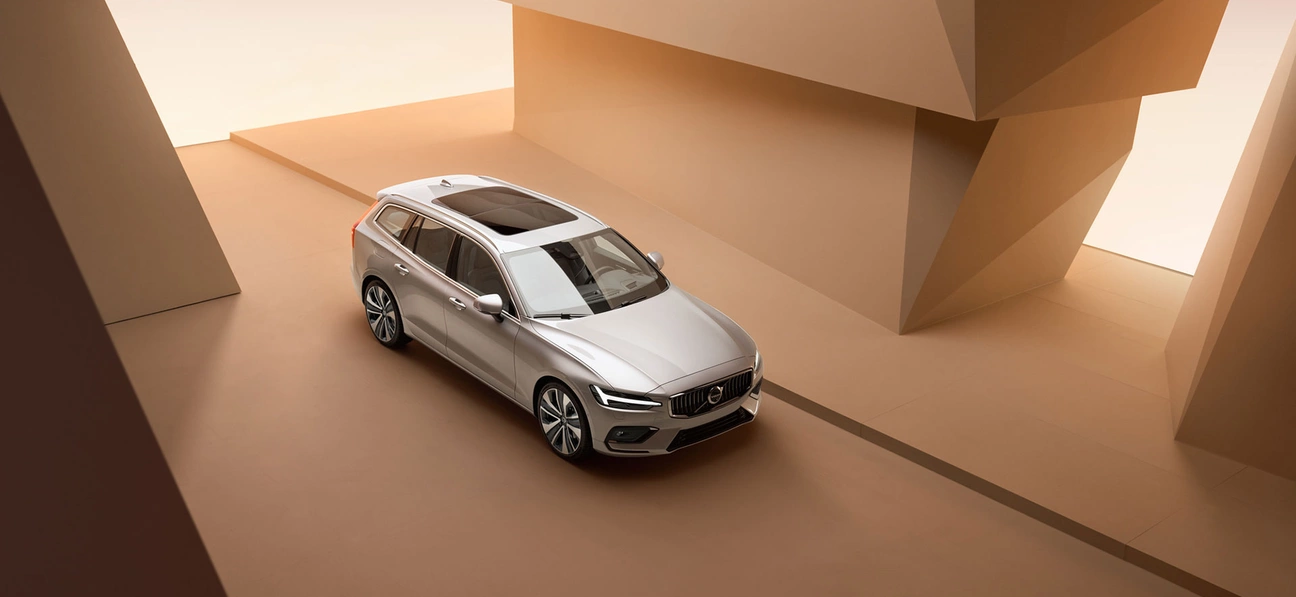 Volvo V60 vu de dessus