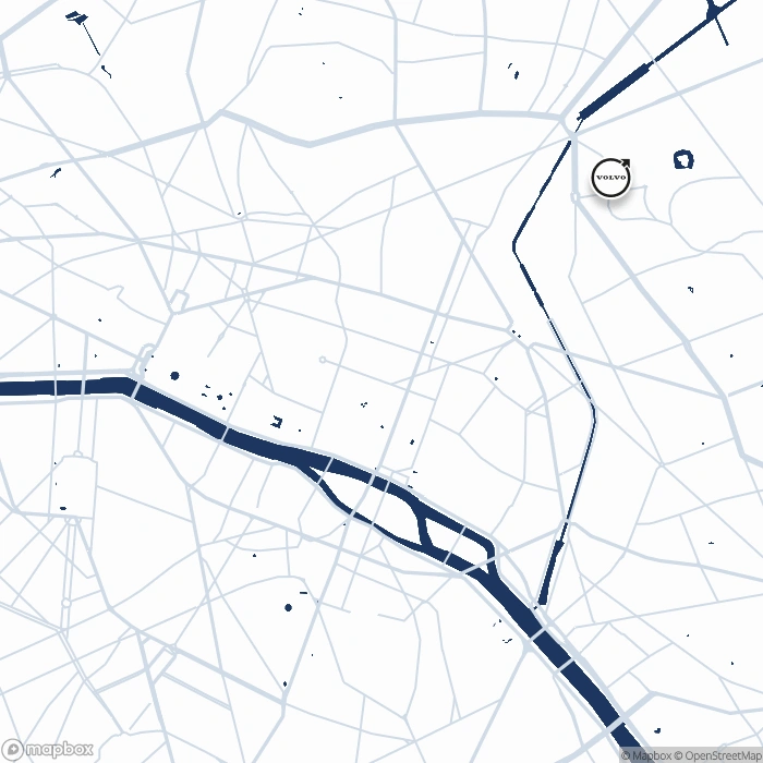 Carte illustrative montrant la situation de la concession de Paris