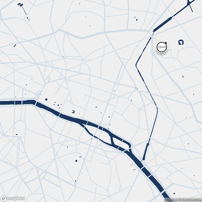 Carte illustrative montrant la situation de la concession de Paris