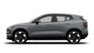 Vue latérale d’un Volvo EX30 Gris Brume