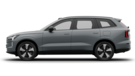 Vue latérale d’un Volvo EX90 Gris Brume