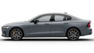 Vue latérale d’une Volvo S60 Gris Brume