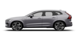 Vue latérale d’un Volvo XC60 Gris Brume